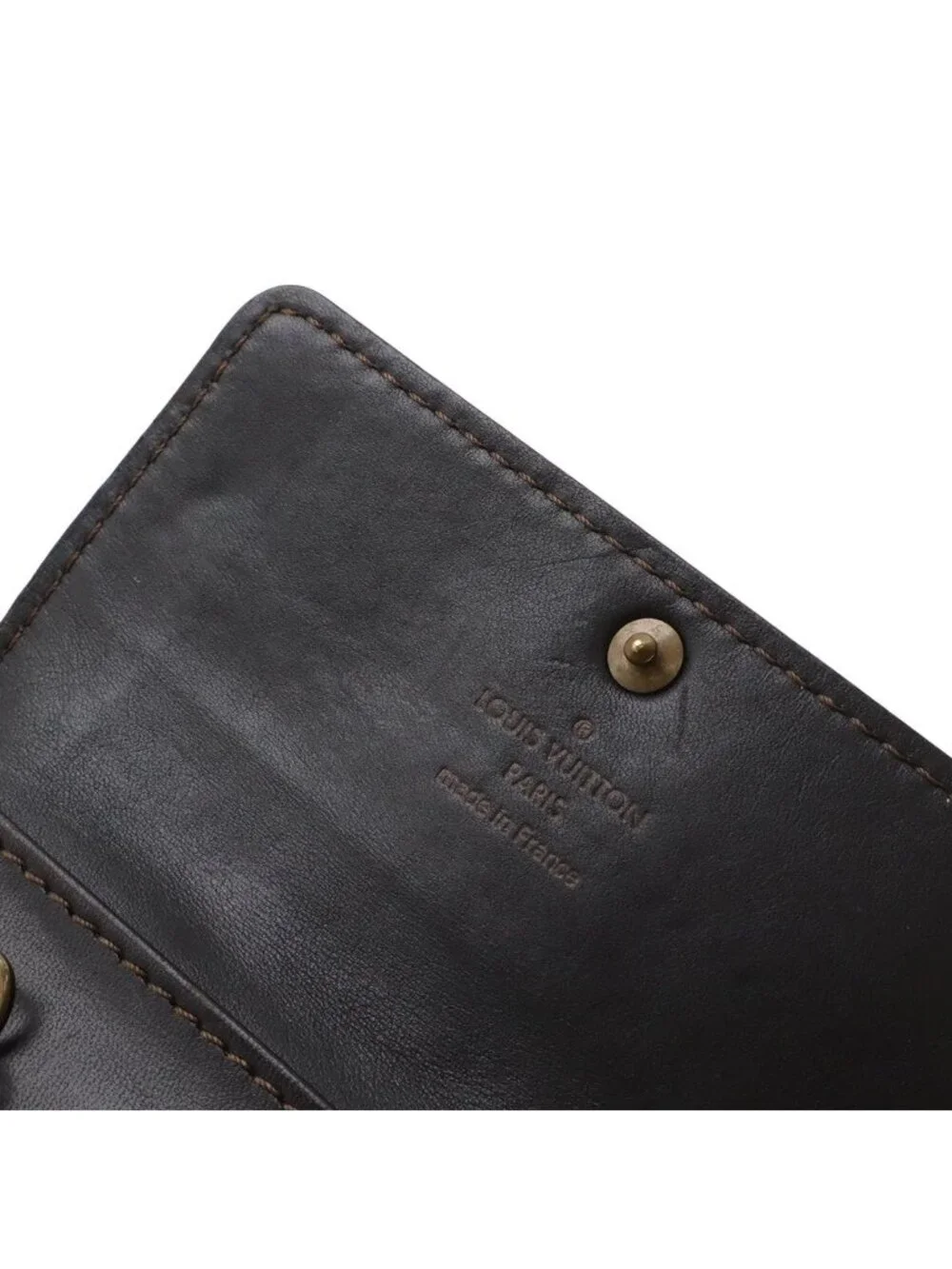 Louis Vuitton Utah Multicles 6 Key Case Cafe Dark Brown Key Holder
